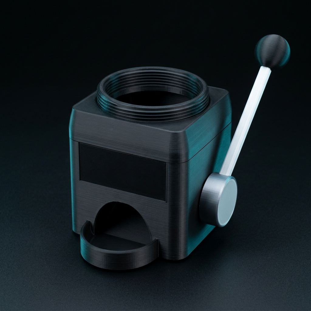 Retro Treat Jackpot 3D printed candy dispenser by BusyHands3D